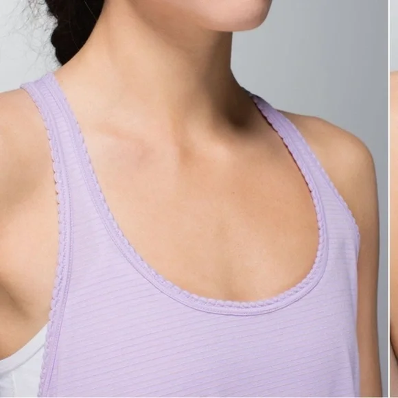 Lululemon 105 F Singlet *Silver Heathered Pretty Purple - Picture 4 of 10